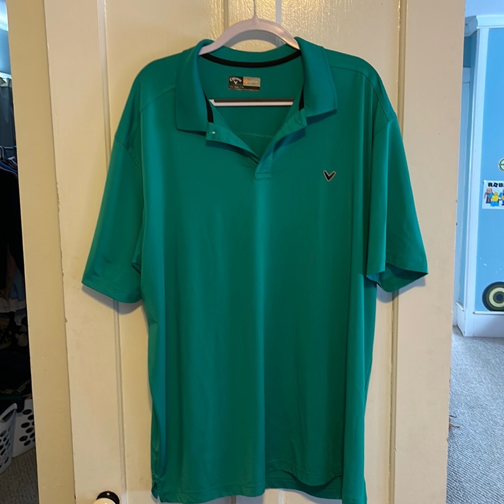 Callaway microfiber opti dry golf polo